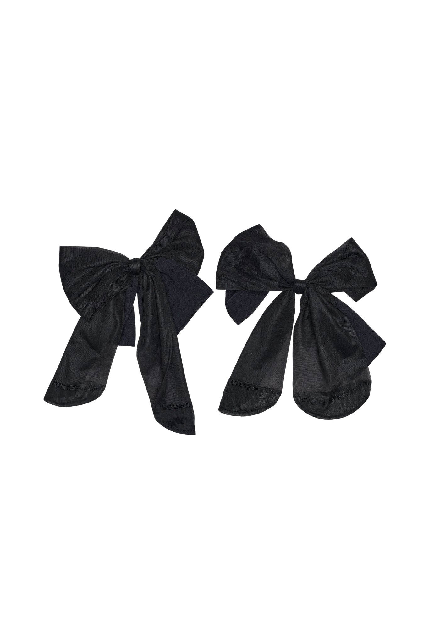 Pantyhose Bow Earrings