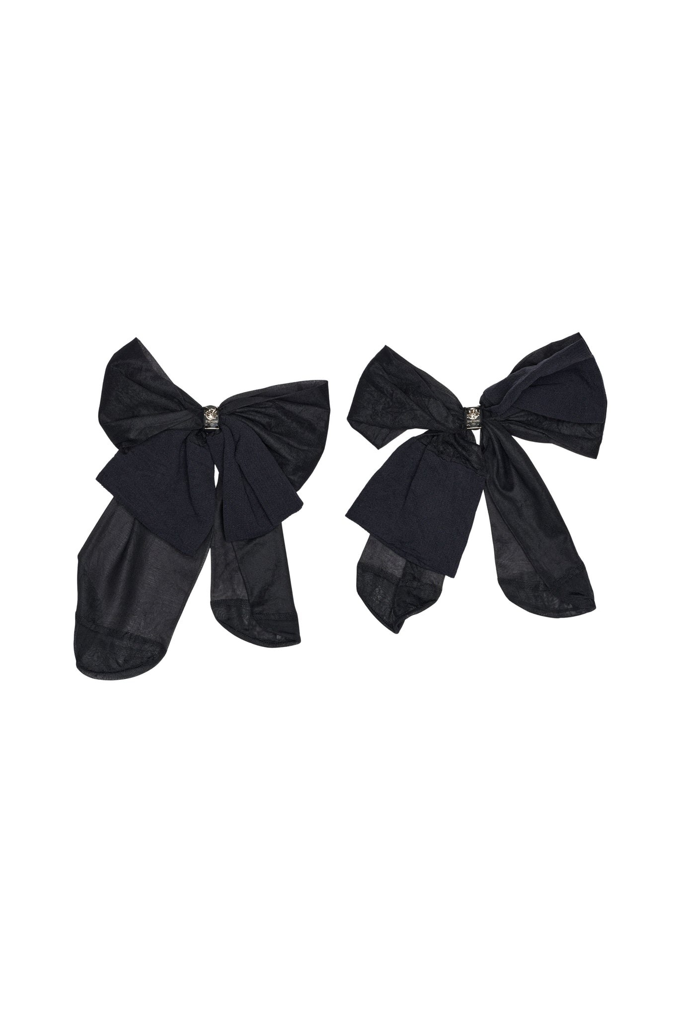 Pantyhose Bow Earrings
