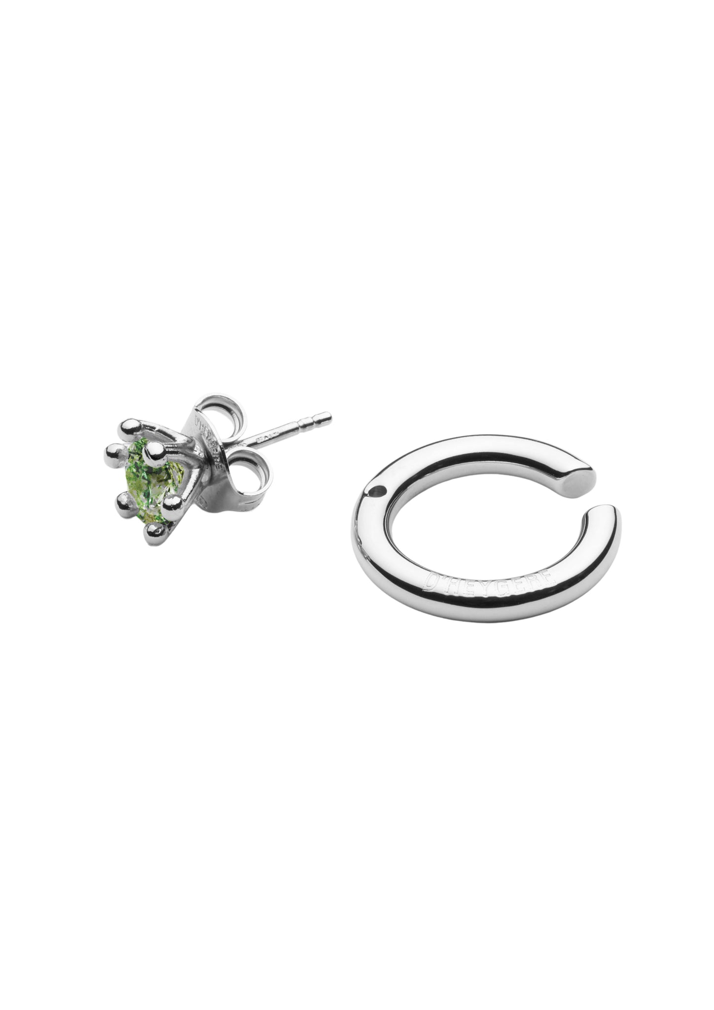 Solitaire Pierced Ear Cuff