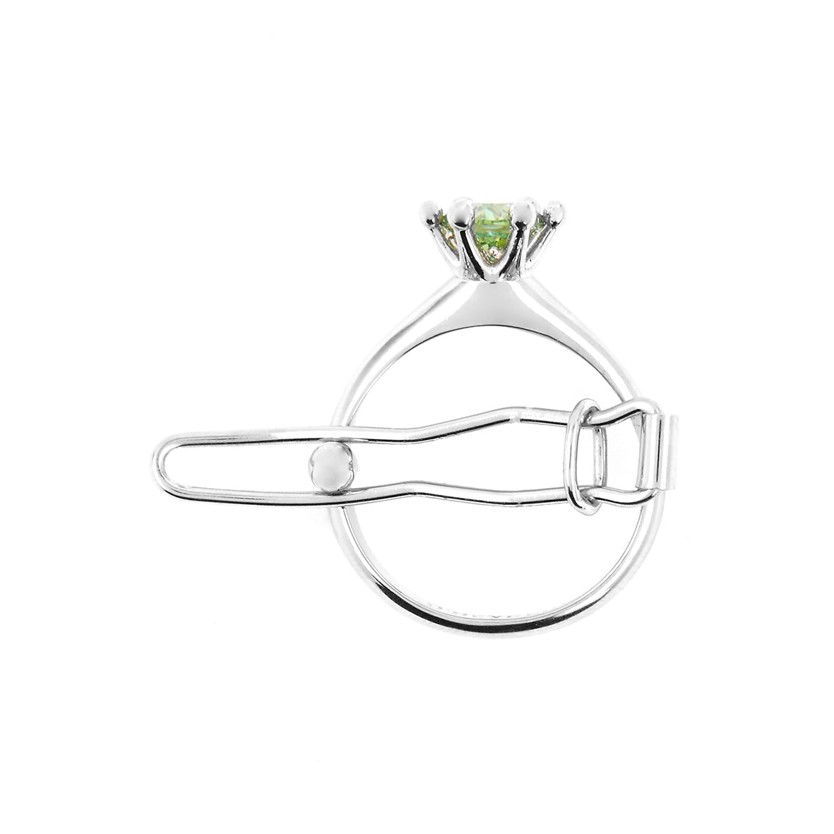 Solitaire Ring Hair Clip