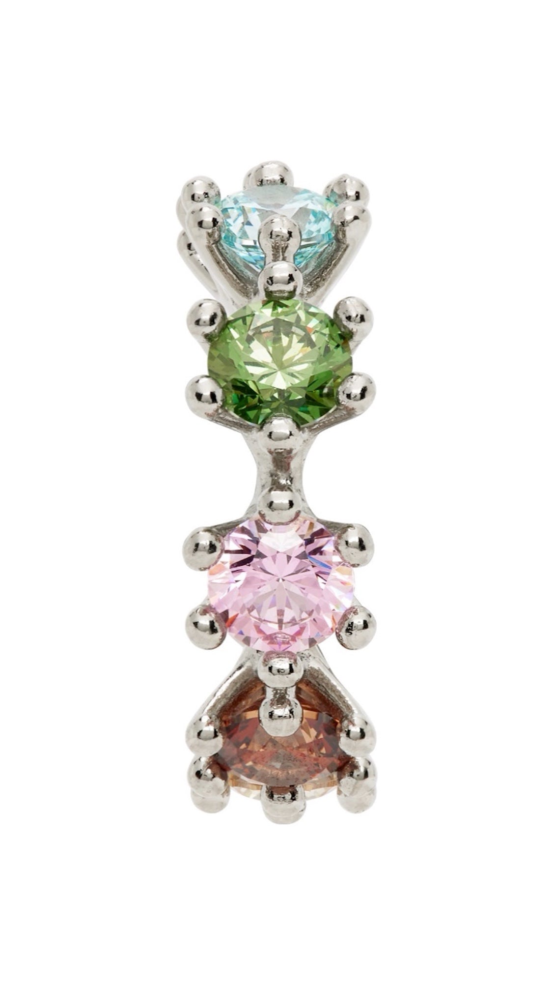 Rainbow Wheel Ear Cuff